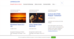 Desktop Screenshot of laparaula.com